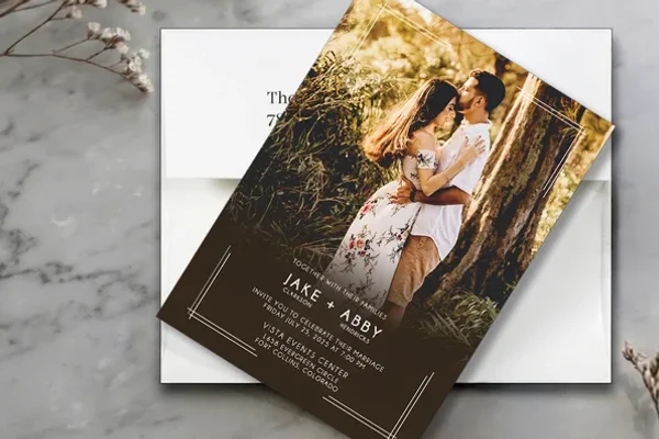 Wedding Invitation Insert Cards design example 3